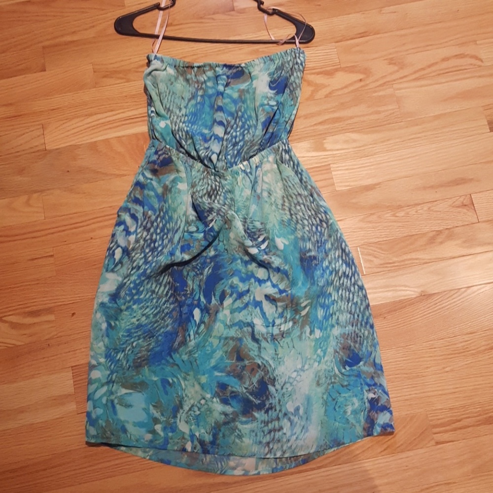 strapless sun dress